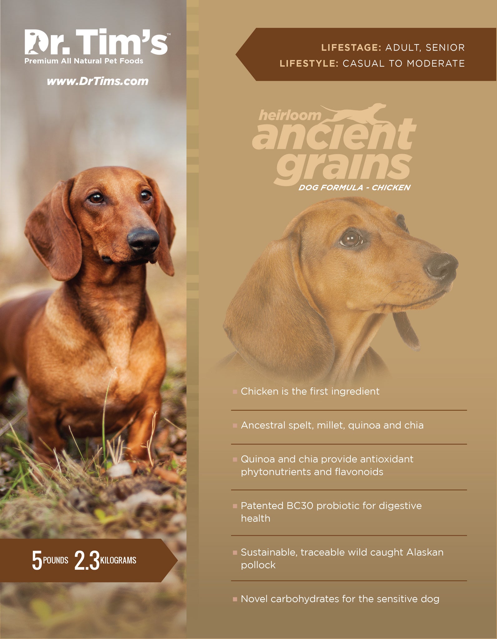 Ancient Grain Diets and Freeze Dried Turkey Available Again on Dr Tim's