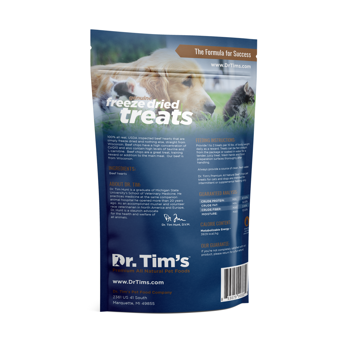 Single Ingredient Freeze Dried Beef Chips