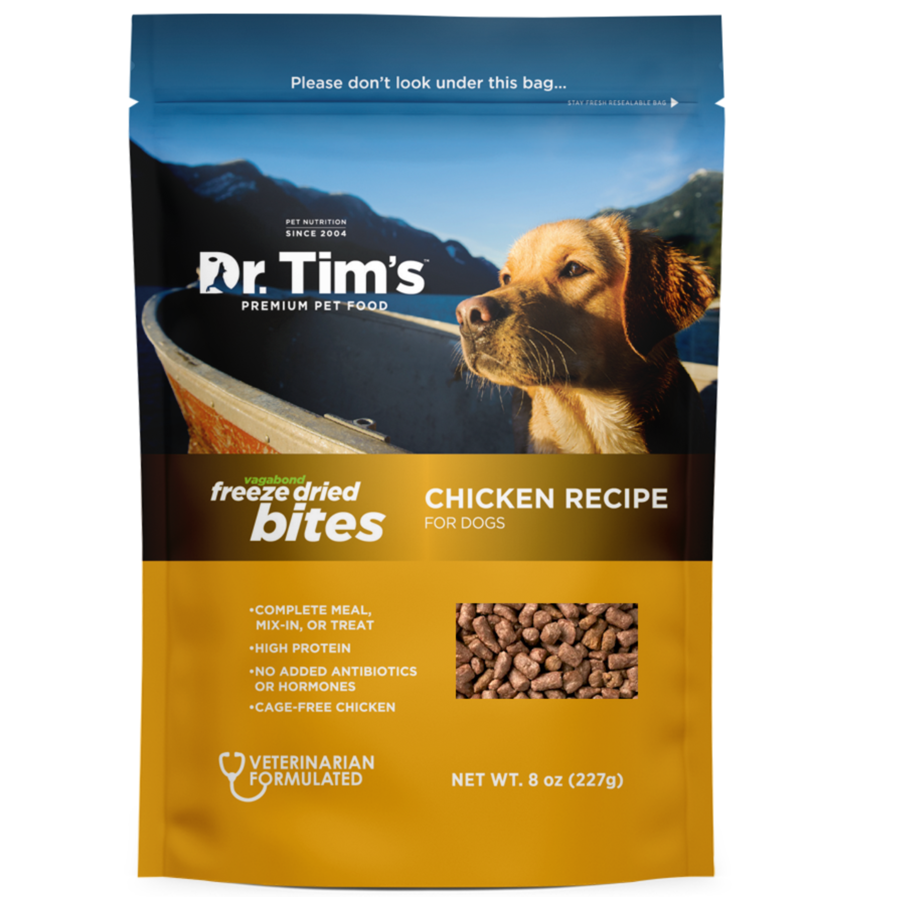 Dr. Tim's Vagabond Chicken Bites Freeze-Dried Supplement