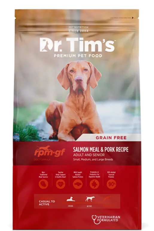 Dr. Tim's RPM Salmon & Pork Grain Free Dry Dog Food