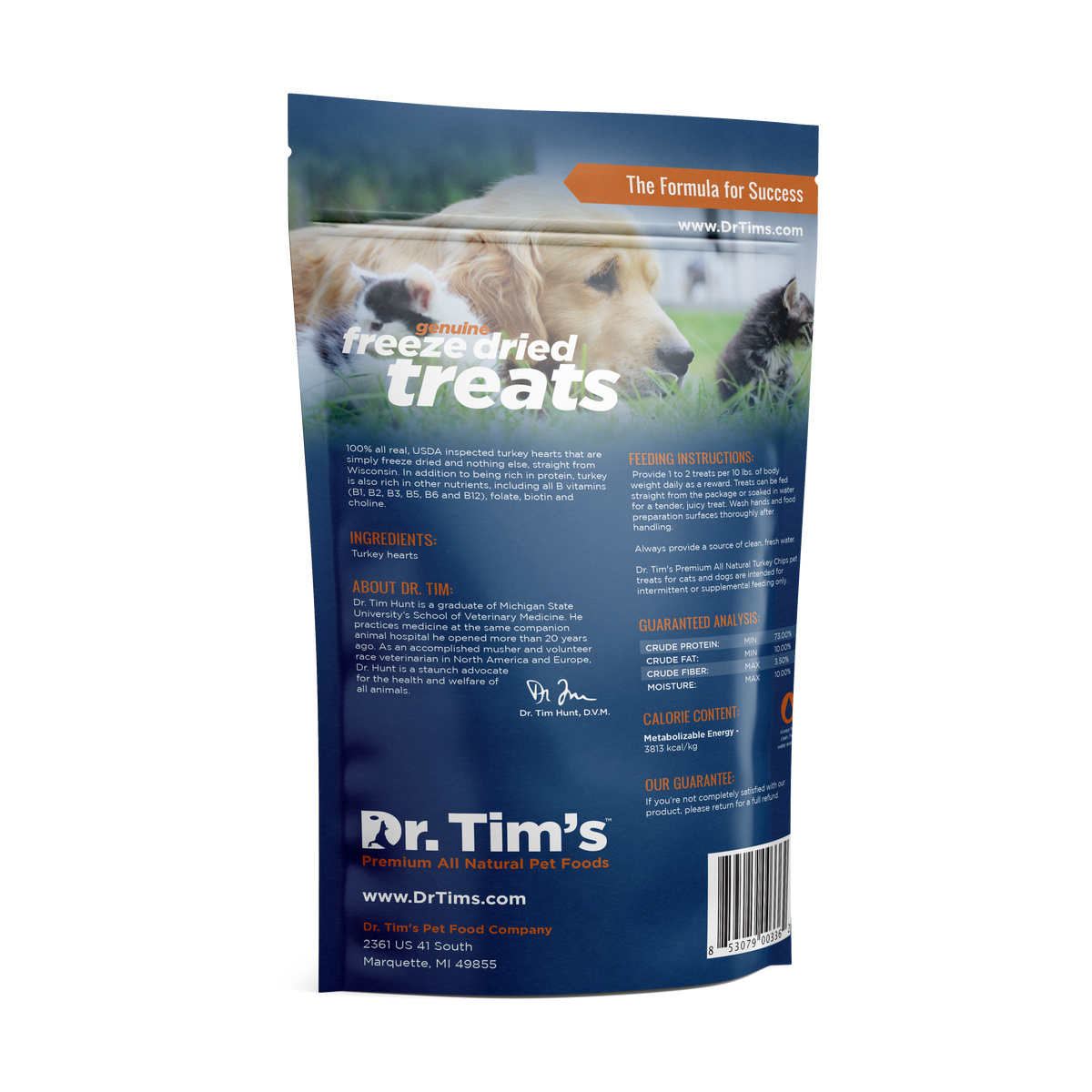 Single Ingredient Freeze Dried Turkey Chips