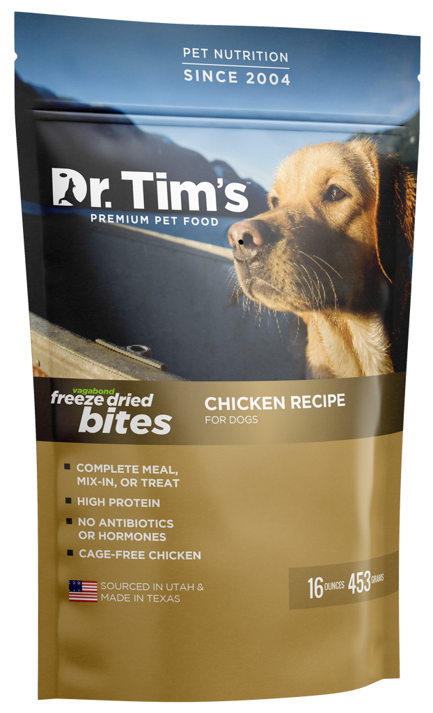 Vagabond Chicken Bites Dr. Tim's Dr. Tim's Pet Food Company LLC